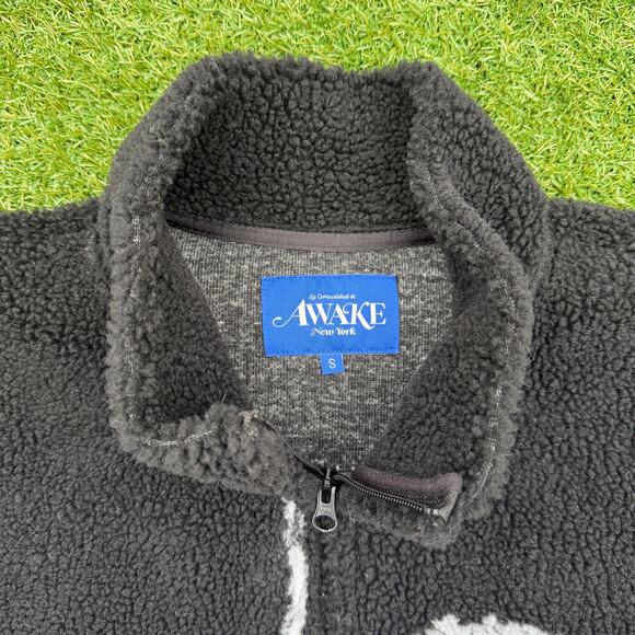 Awake NY Men's Coast to Coast Fleece Jacket Small - Picture 3 of 4